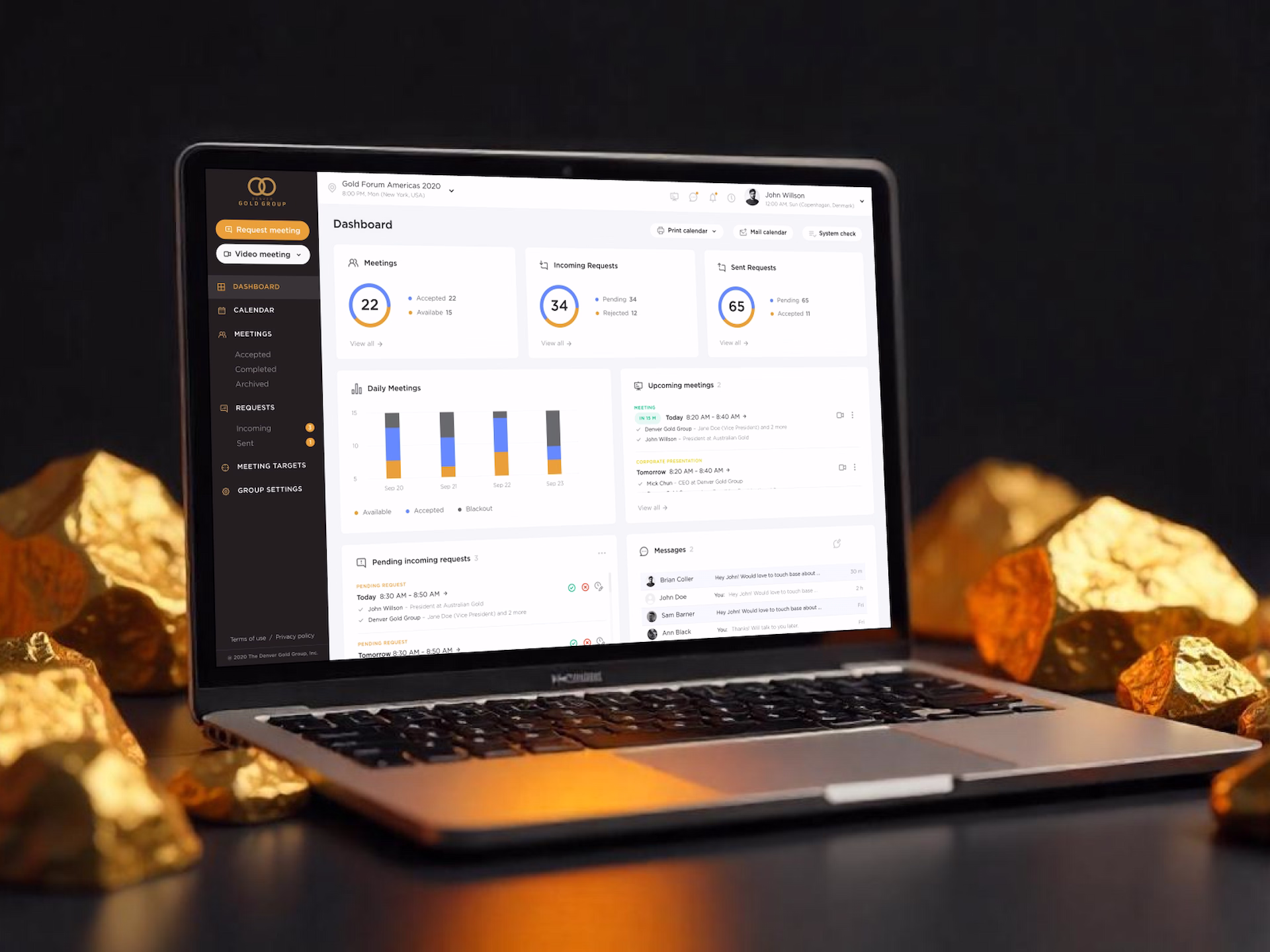 Legacy application modernization and web application redesign for a meeting platform