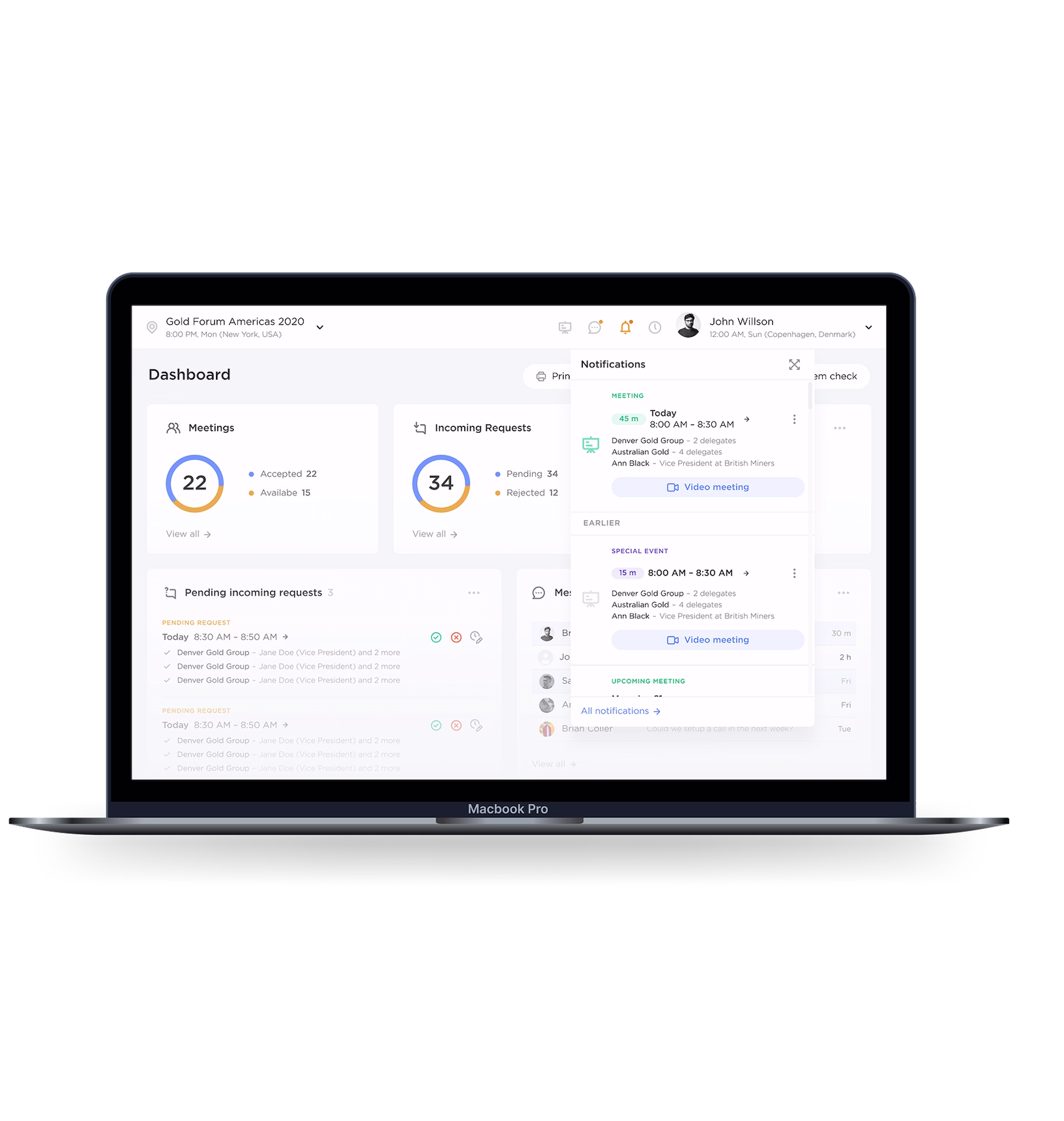 Meeting scheduling software modernized through expert UX/UI design and Ruby on Rails development