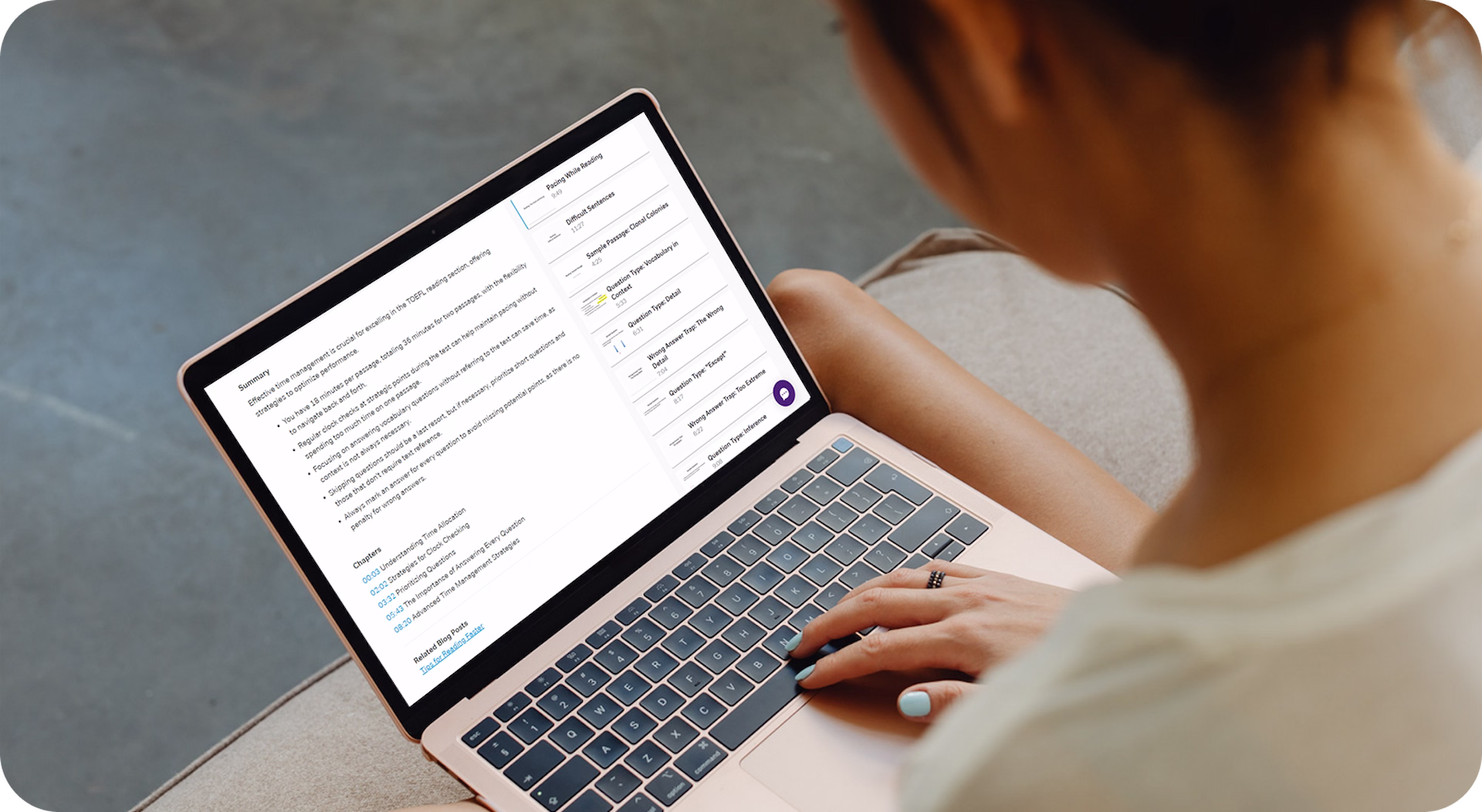Business impact — Automated video caption parsing pipeline and AI tutor features integrated into an online test preparation platform