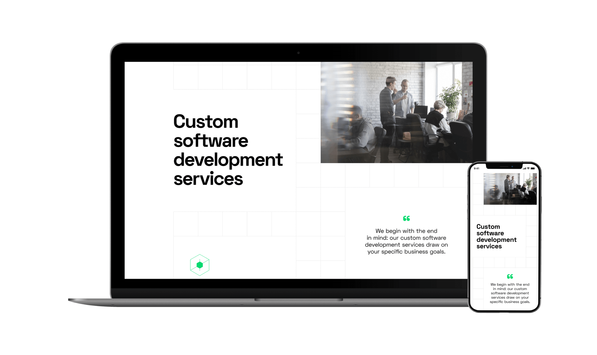 Rubyroid Labs website cover image