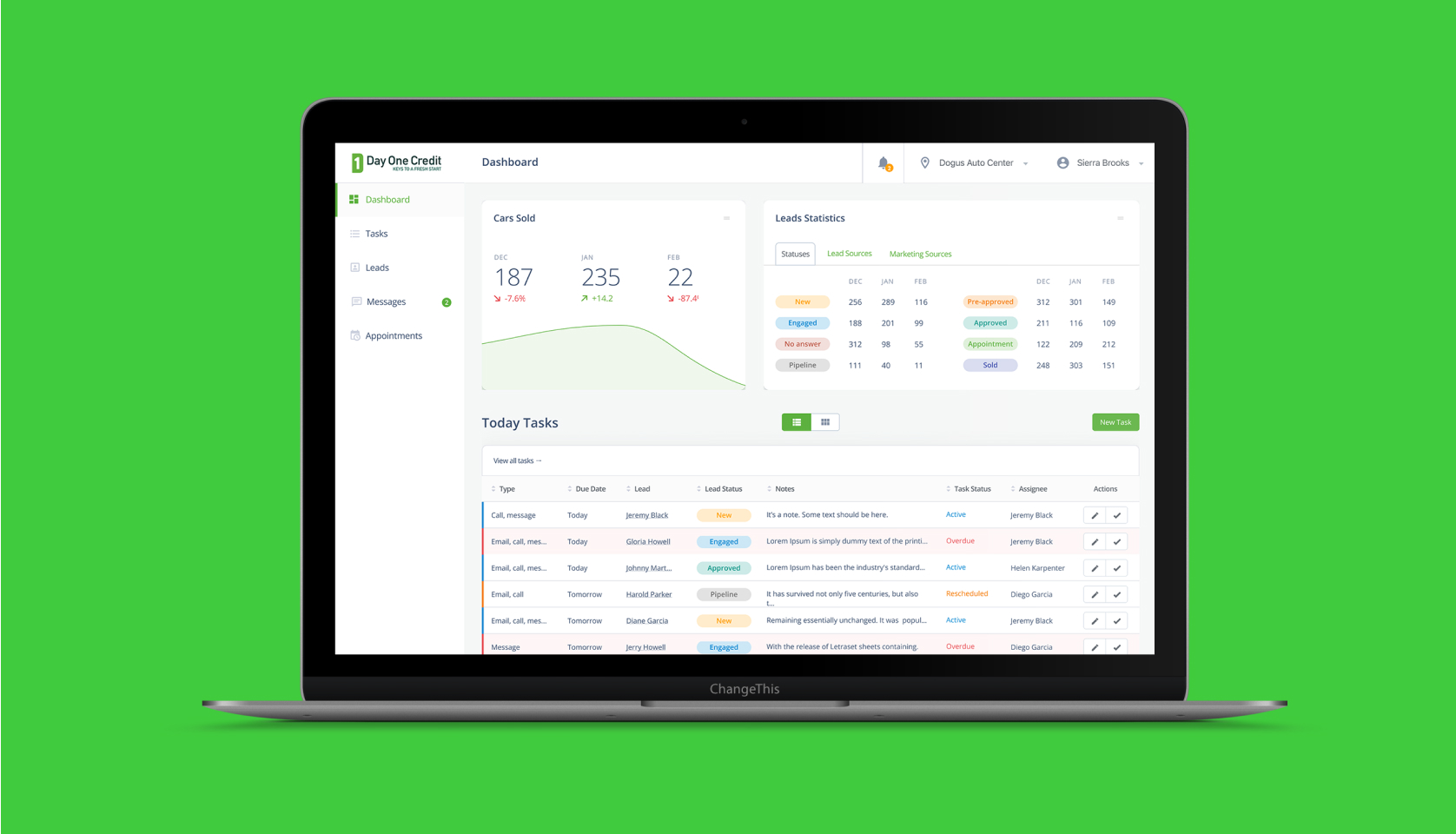 Day One Credit cover