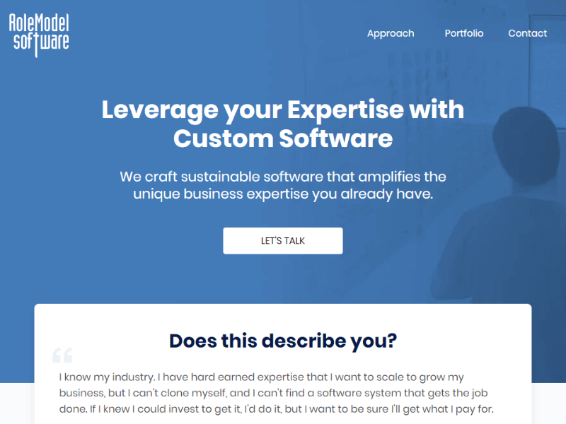 RoleModel Software homepage