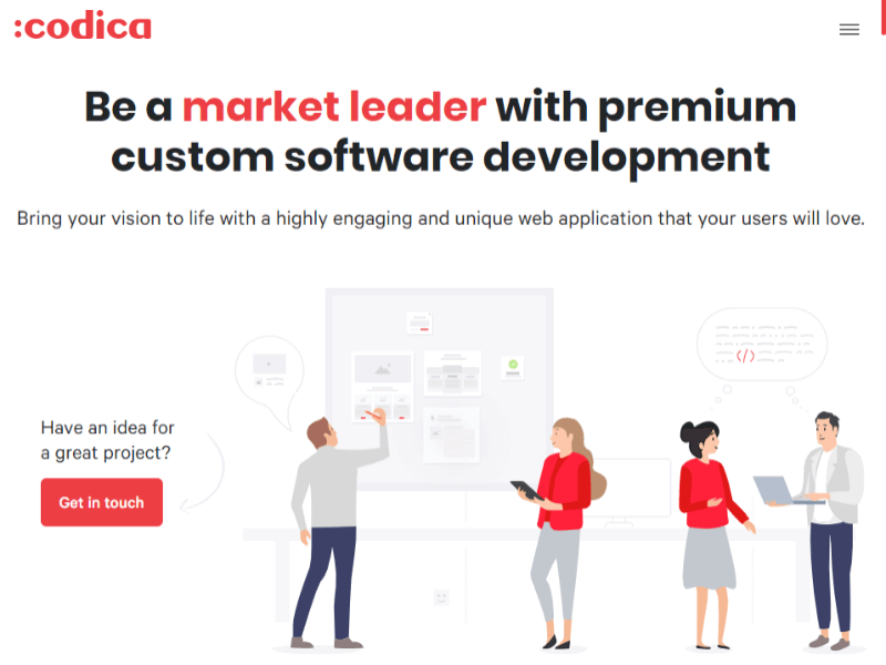 Codica homepage