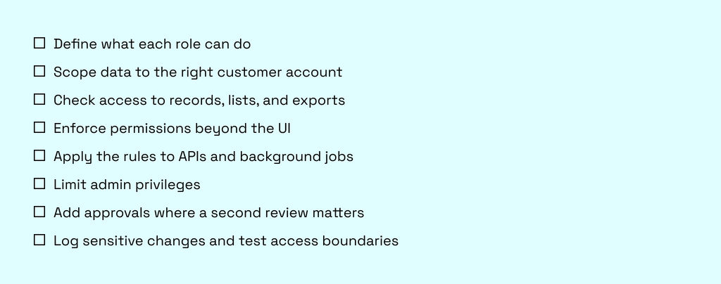 Rails authorization checklist for a growing B2B SaaS